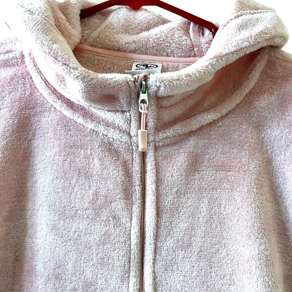 Athletic Works Womens 8/10 Med Hoodie Pink Sweatshirt Fleece Pullover RN #52469 - Picture 4 of 8